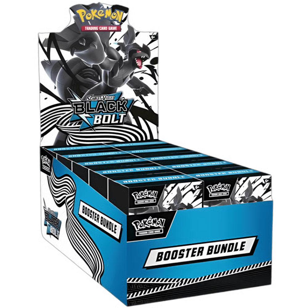 Pokemon Black bolt booster bundle display case