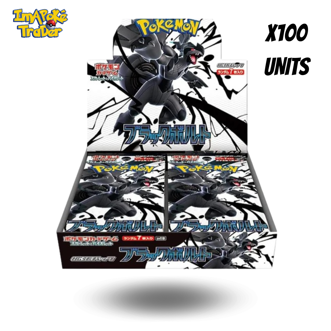 100 Pokemon Black Bolt sv11B Japanese Booster Boxes