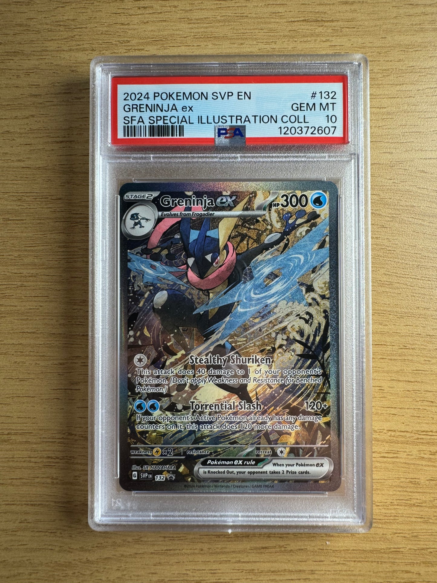 GRENINJA ex Blackstar Promo 132 PSA 10