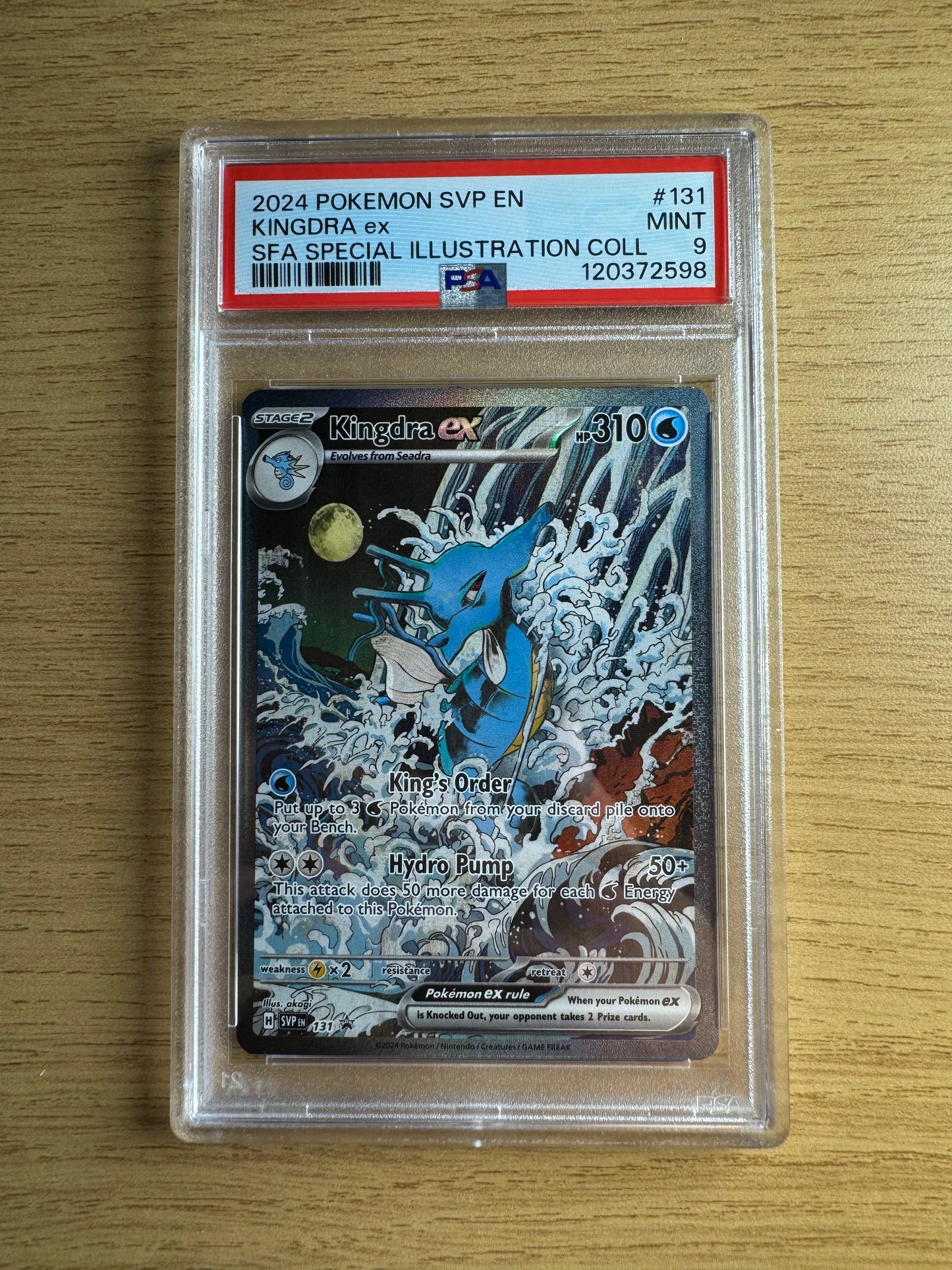 KINGDRA ex Blackstar Promo 131 PSA 9