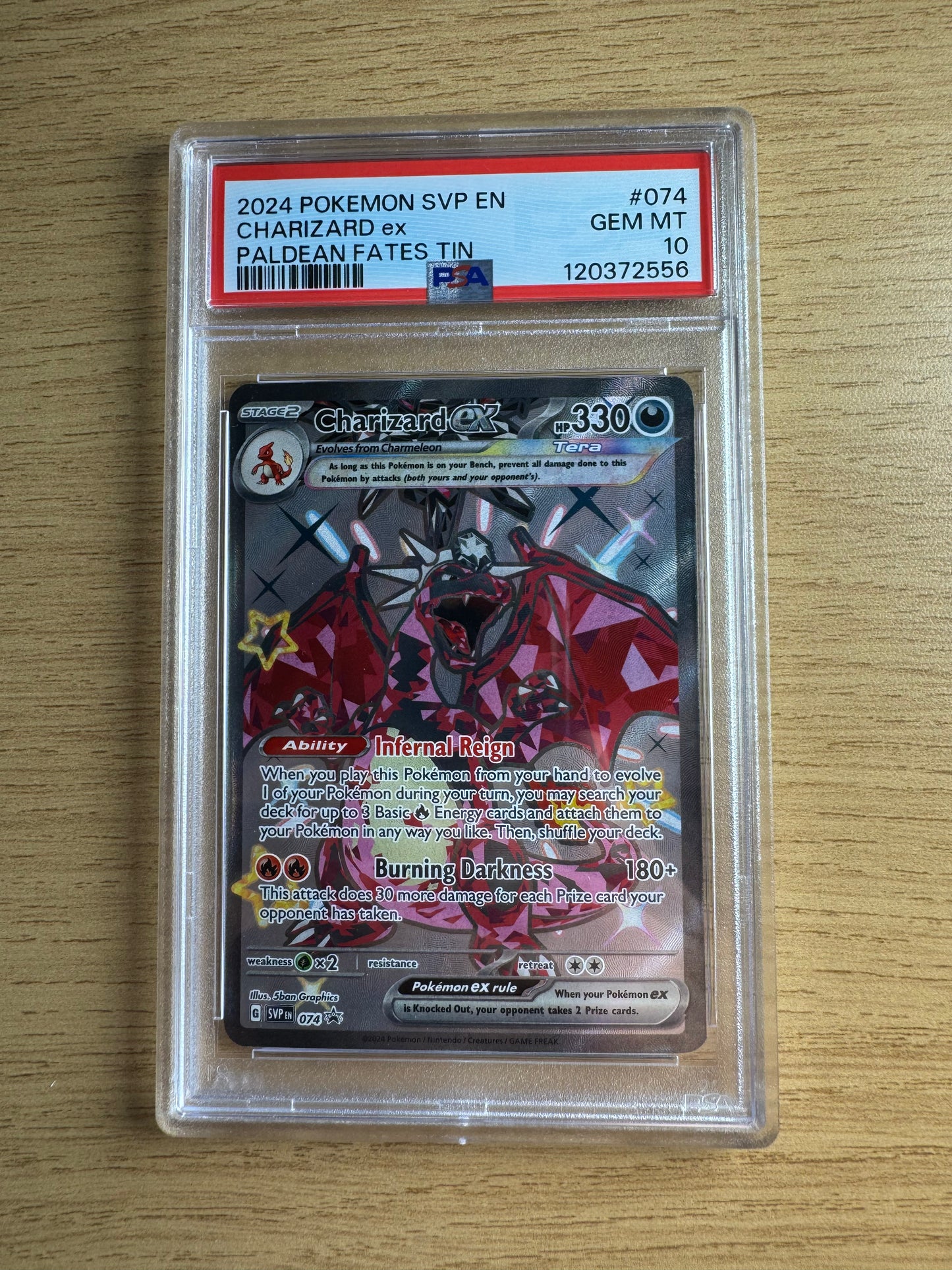 CHARIZARD ex Blackstar Promo 074 PSA 10