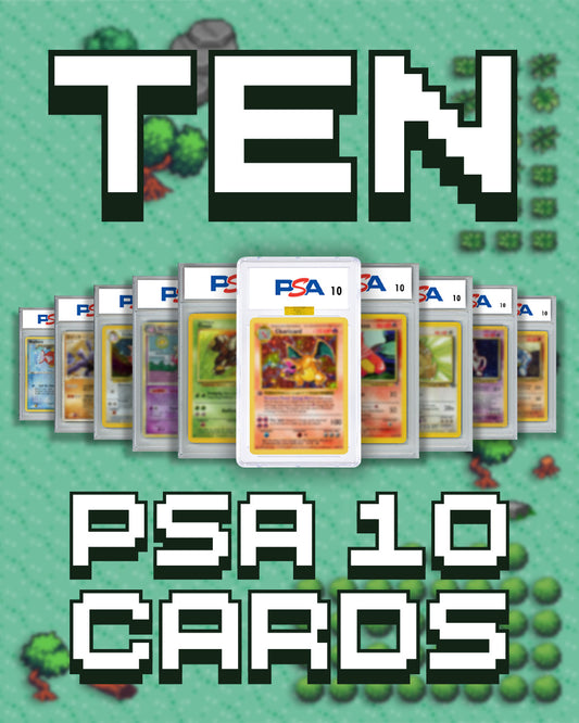 TEN MYSTERY PSA 10 POKEMON CARDS