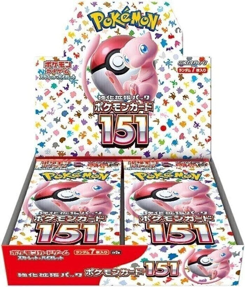 Pokemon 151 Japanese Booster Box SV2A - Factory Sealed