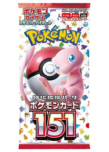 151 Japanese Pokémon Booster Pack (SV2A)