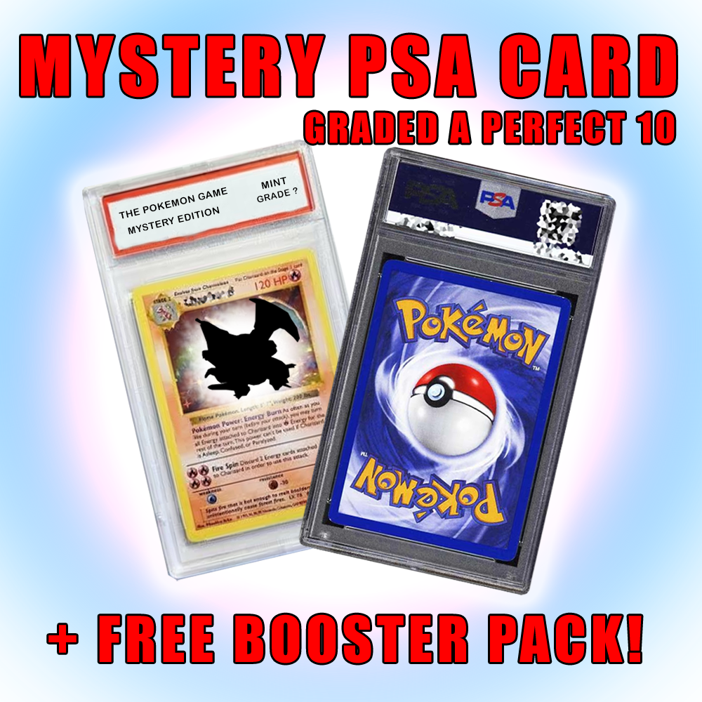 mystery psa graded card (GRADED 10) – ImAPokeTrader graded Mint 9 or One Box:Gem Pack Vol.3 MTG Foundations Jumpstart Booster Kingdra promo card case