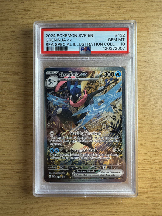 GRENINJA ex Blackstar Promo 132 PSA 10