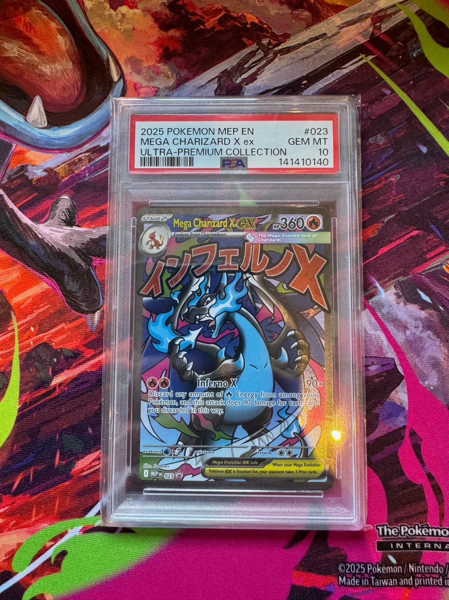 Mega Charizard X EX Promo #023 PSA 10