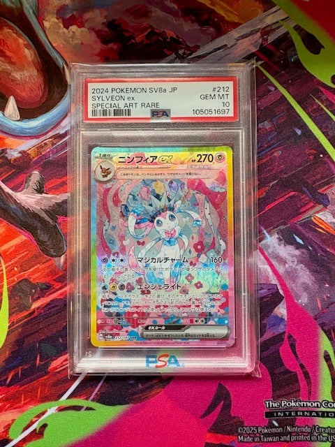 Sylveon EX Terastal Festival SAR #212 PSA 10