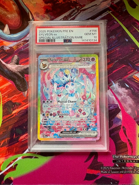 Sylveon EX Prismatic Evolutions SIR #156 PSA 10