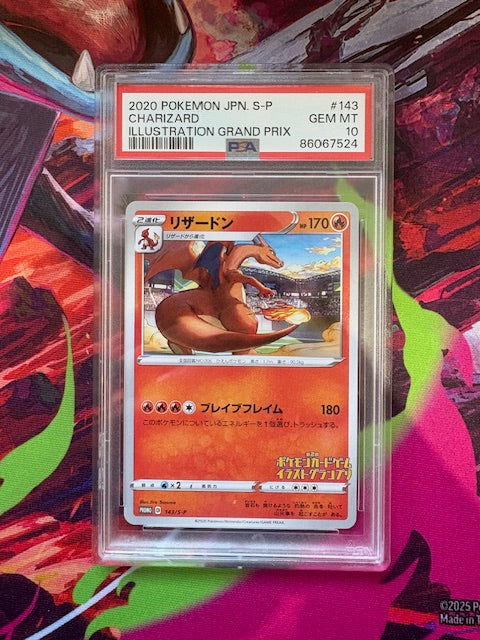 2020 Charizard Illistration Grand Prix #143 PSA 10