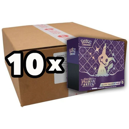 CASE OF 10 Paldean Fates Elite Trainer Box - Pokémon Scarlet & Violet