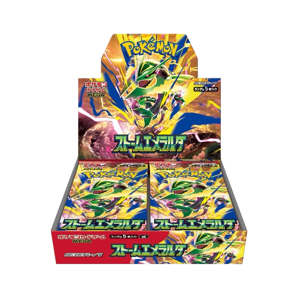Pokemon Storm Emeralda M6F Japanese Booster Box - WITH SHRINK